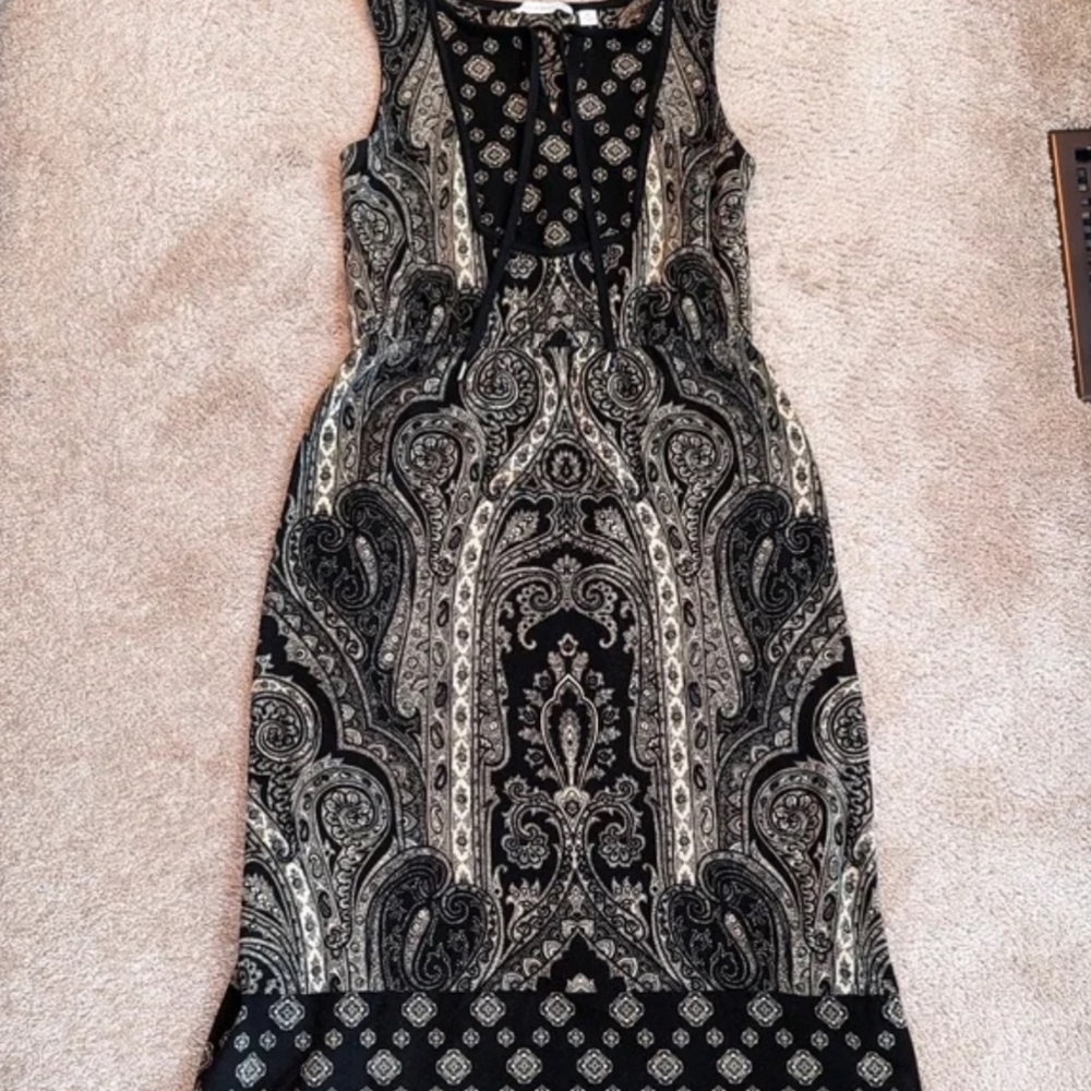 Isaac Mizrahi Print Maxi Dress - Picture 9 of 10